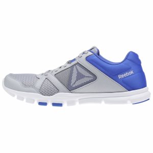 Reebok Yourflex Train 10 MT Trainingsschuhe Herren - Grau/Blau - DE 483-HRN